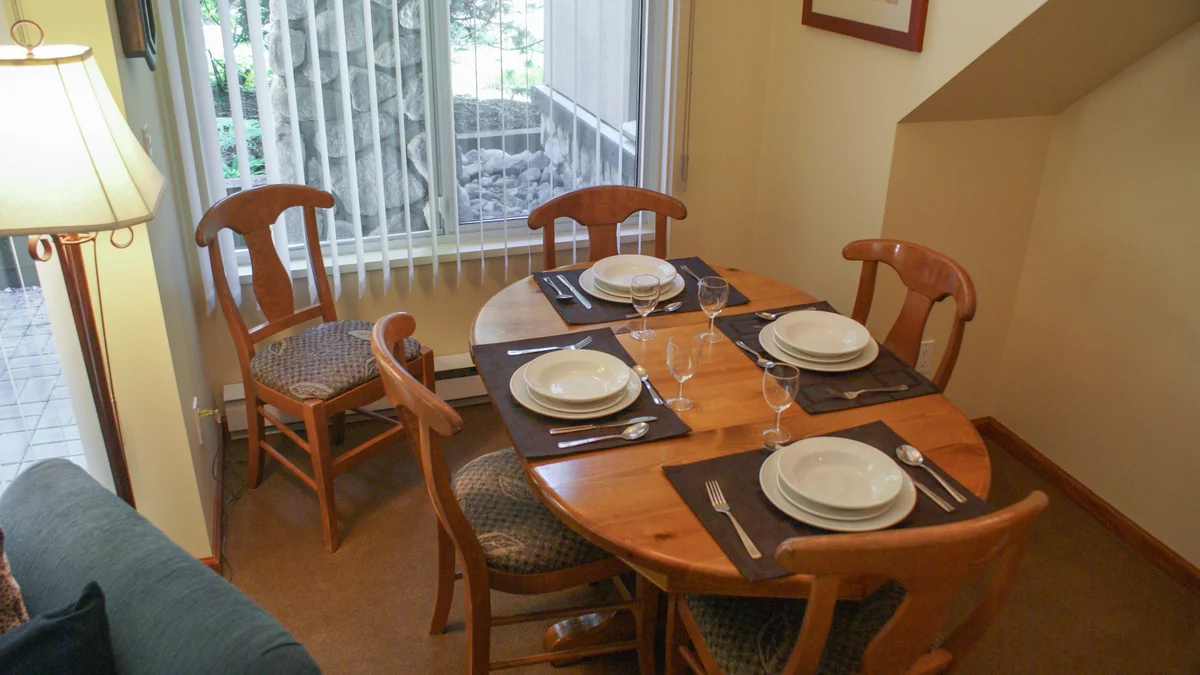 Dining area for four