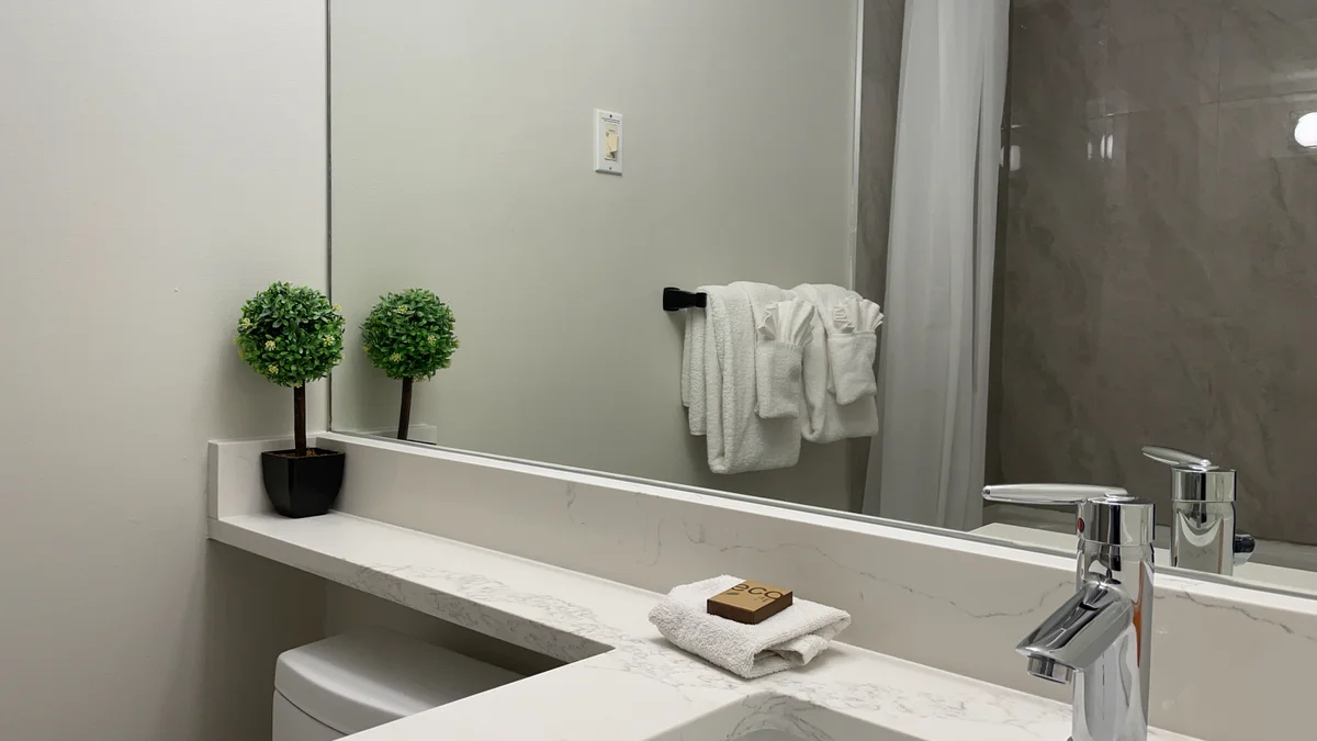 Newly renovated Washroom