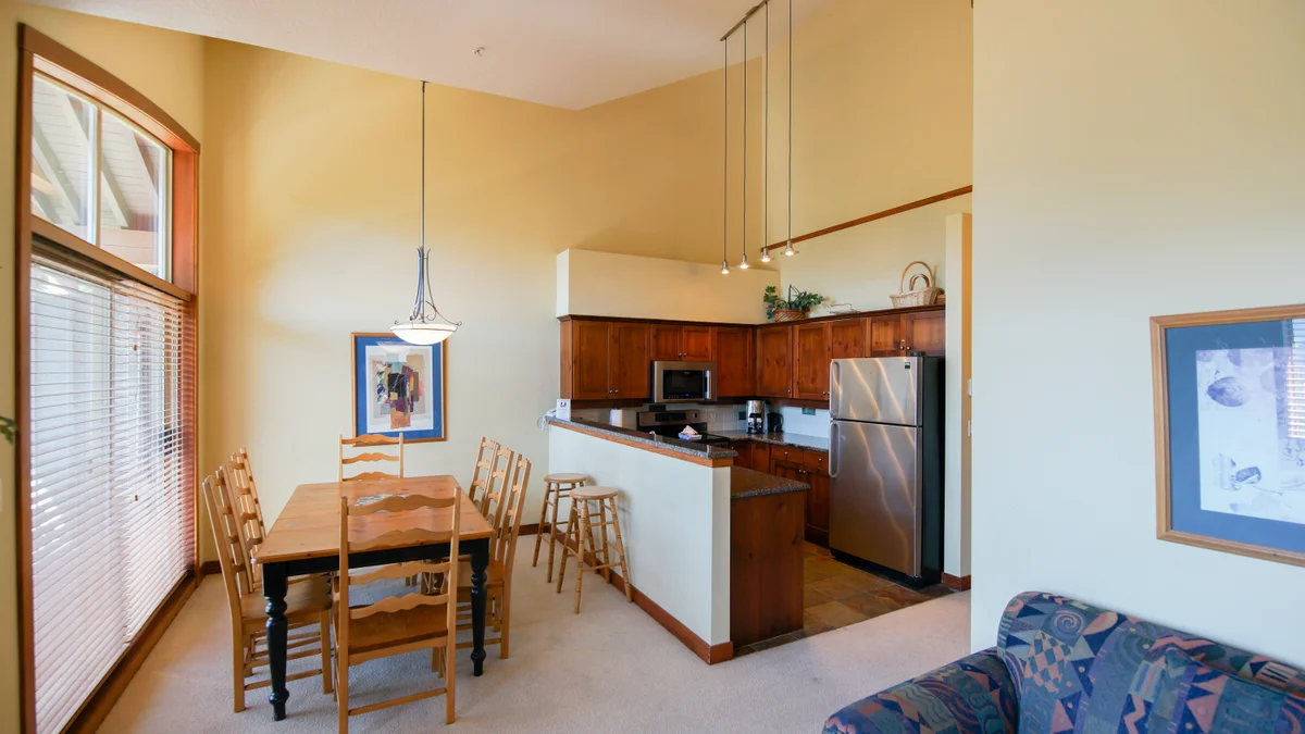 Dining area for eight