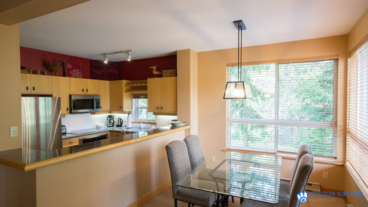 Open plan living, dining and kitchen area