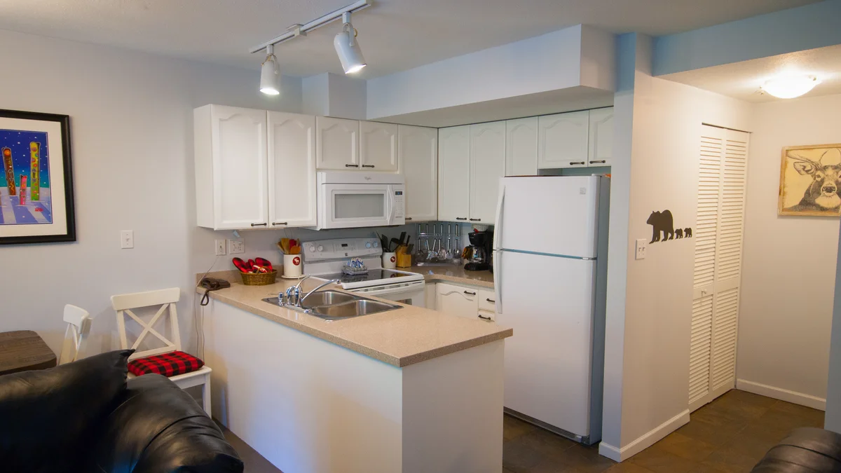 Open concept kitchen
