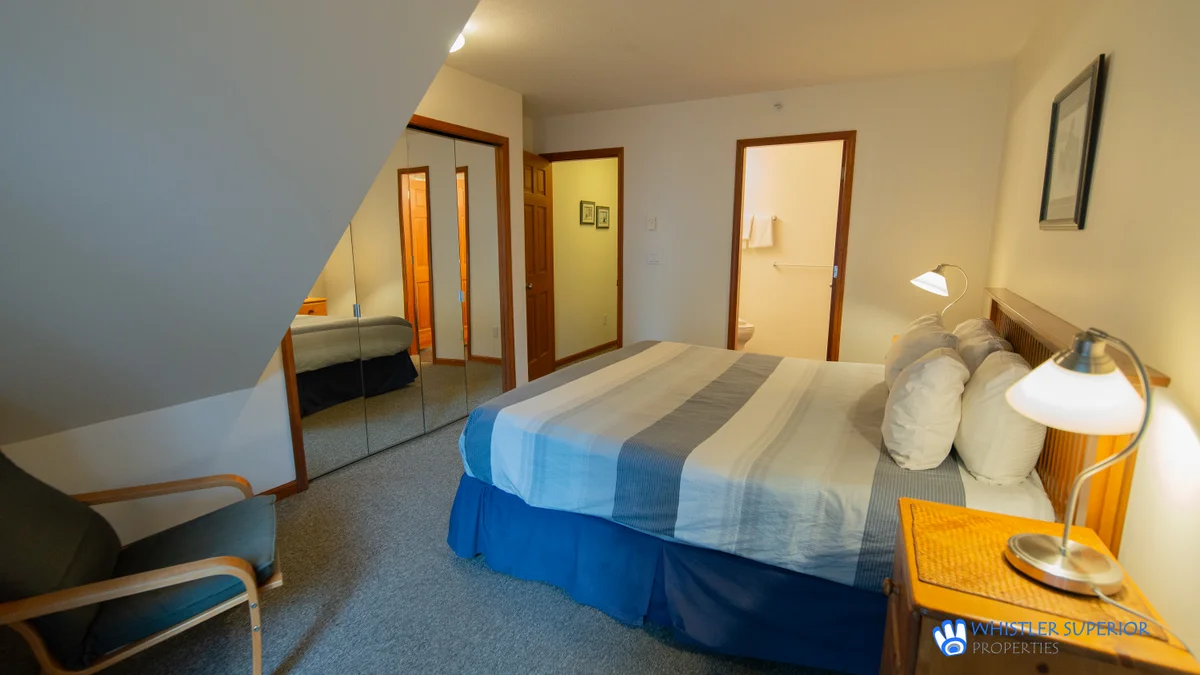 Master bedroom and ensuite