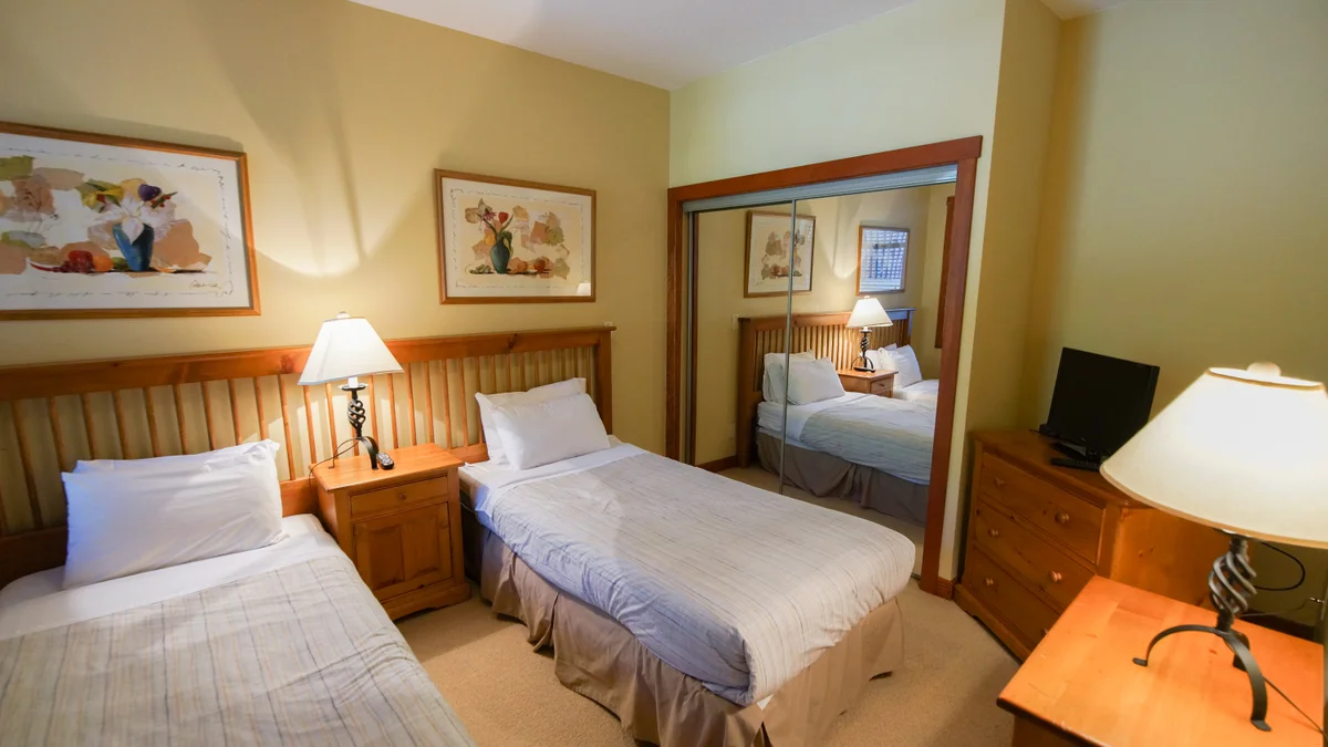 First twin bedroom