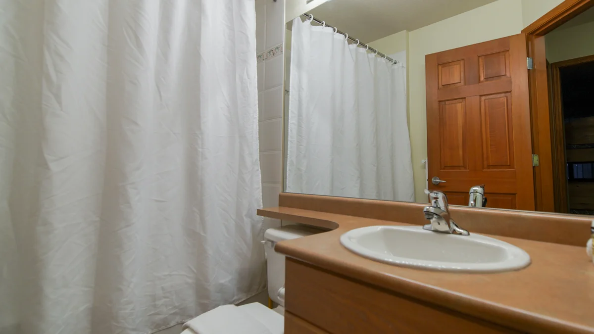 Washroom with bathtub
