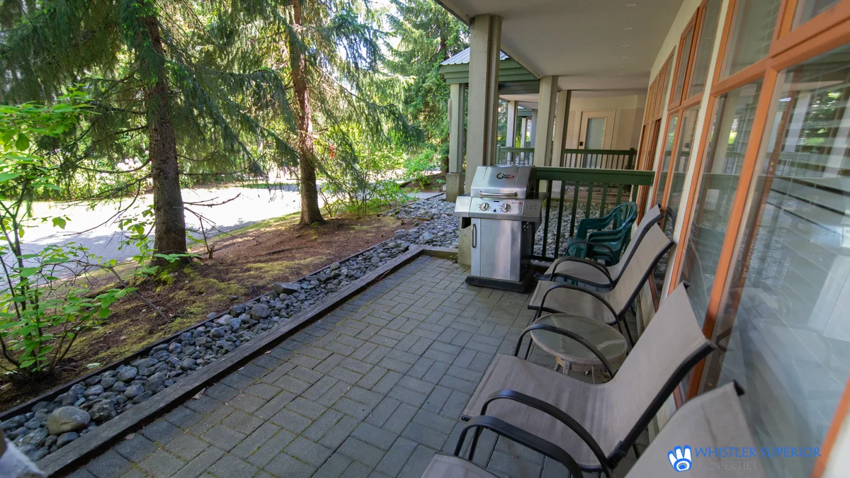 Patio with BBQ