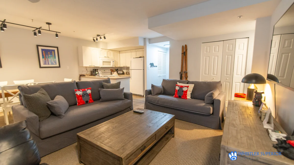 Open concept living area