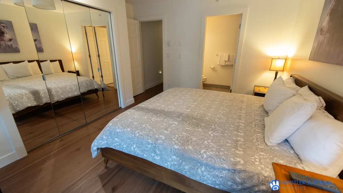Master bedroom and ensuite