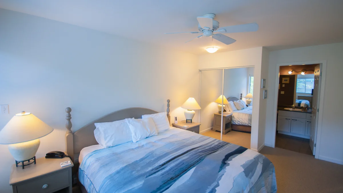 Master bedroom has an ensuite washroom