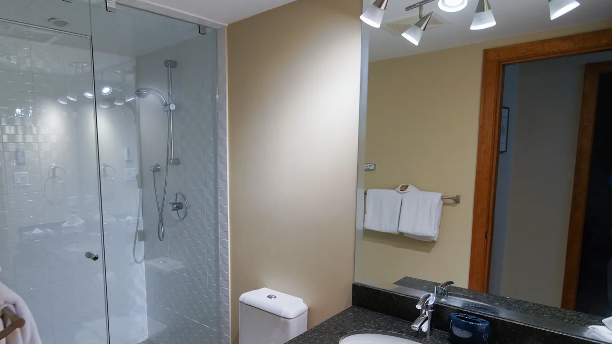 Second bathroom with shower