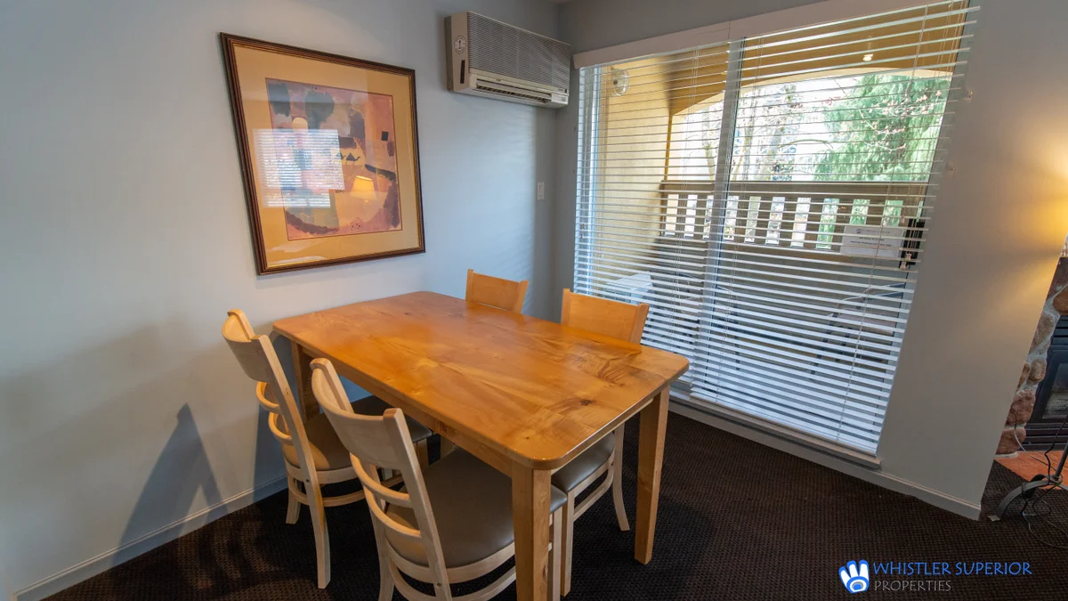 Living area with air conditioning