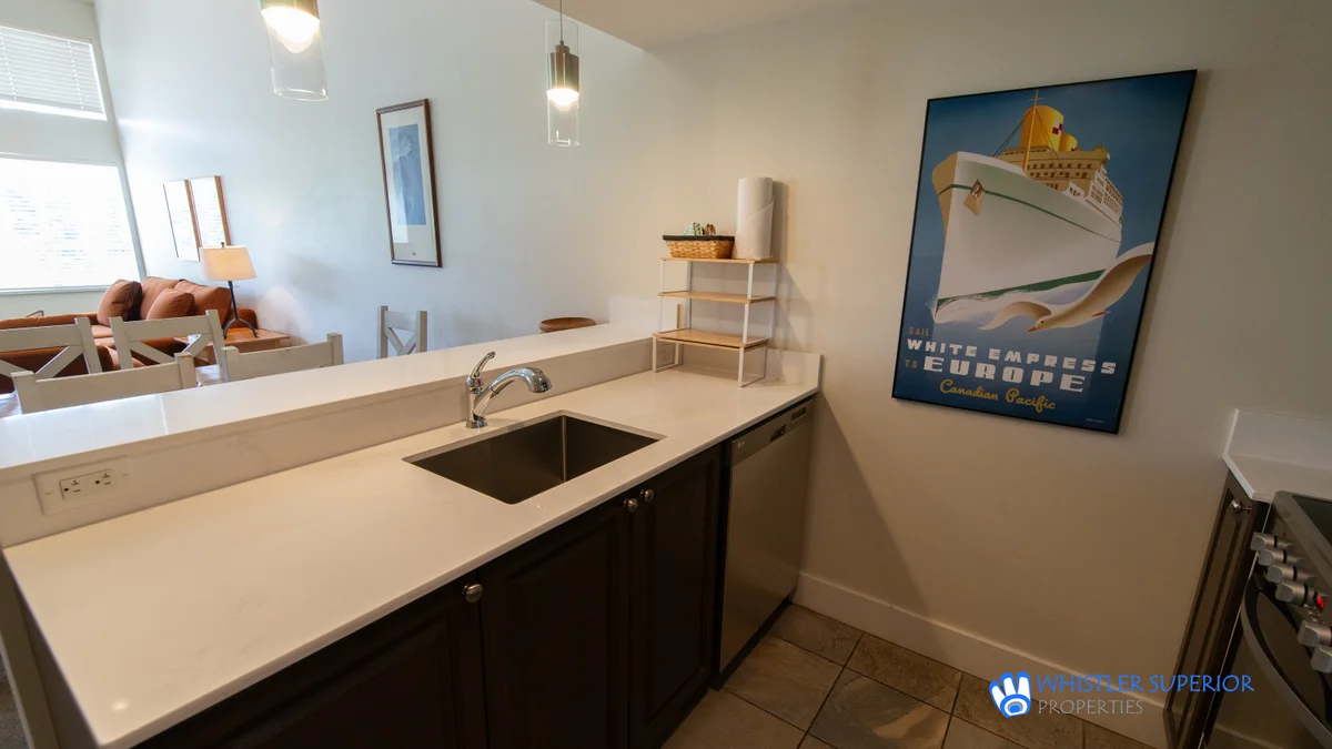 Open concept kitchen