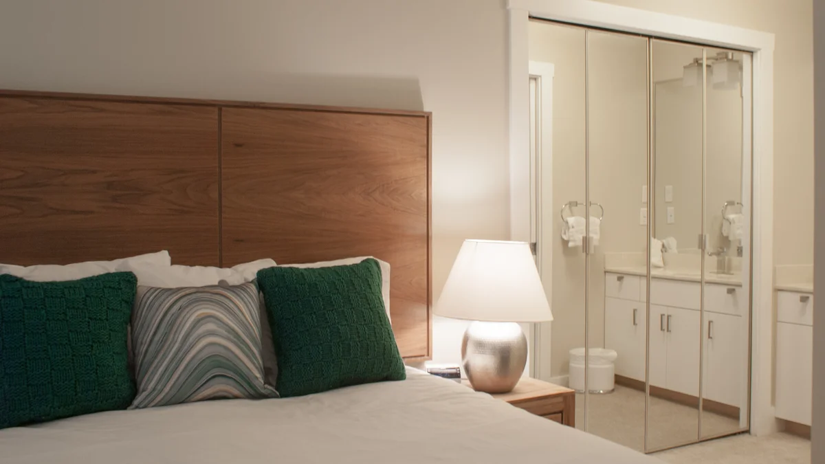 Bedroom with King sized bed