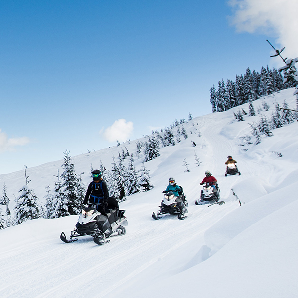 Snowmobile tour with The Adventure Group Whistler