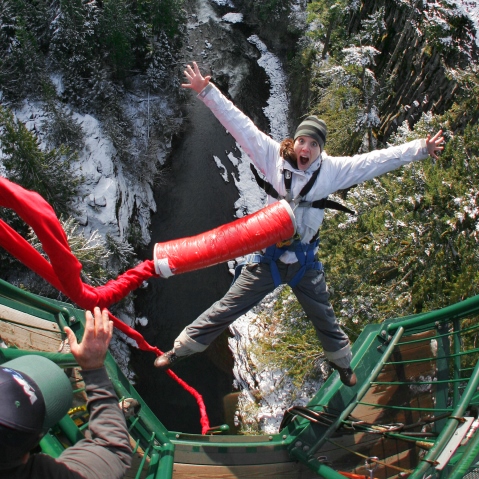 Whistler Bungee over the Cheakamus River